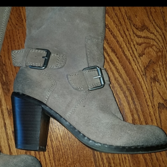 Dolce Vita tan leather suede boots - Picture 1 of 4